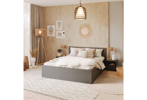 Postel Panama 120 x 200 cm s výklopným roštem a úložným prostorem