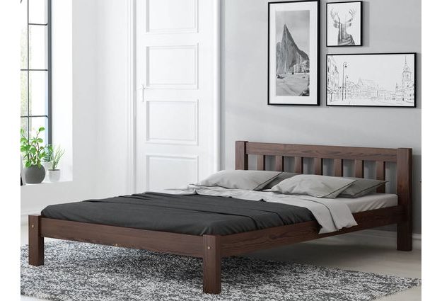 Borovicová postel Olivia 160x200 cm