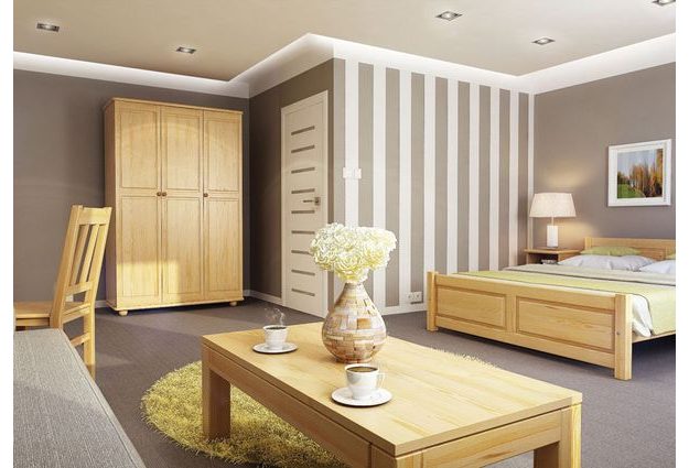 Borovicová postel LK115 160 x 200 cm