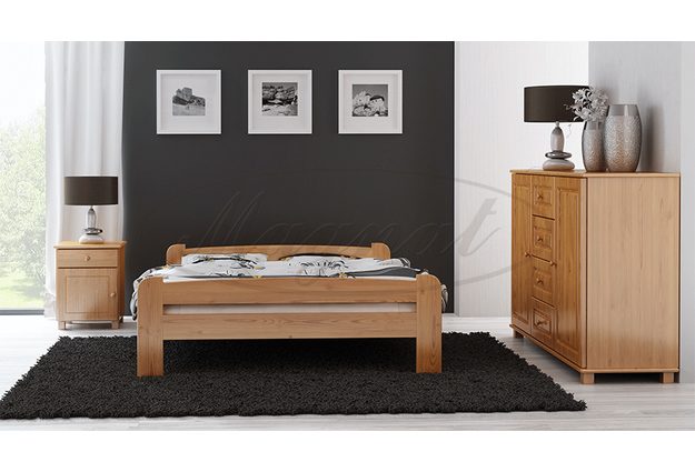 Posteľ ANIA 140 x 200 cm - moření olše