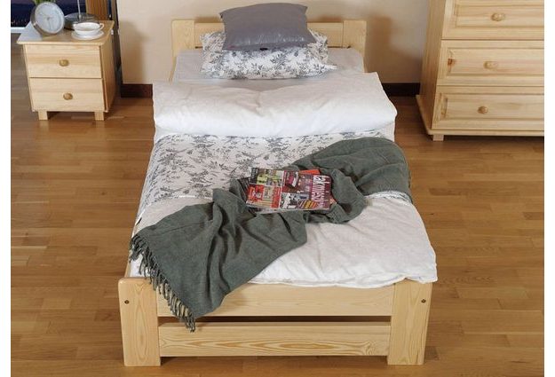 Posteľ NIKA 80 x 200 cm - bezbarvý lak