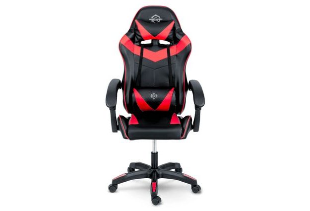 Herní židle Draknor – celkový pohled zepředu