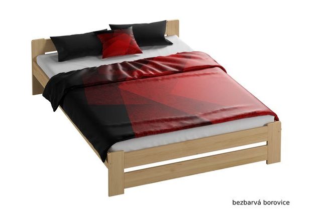 Postel NIKA 180 x 200 cm + sendvičová matrace + rošt