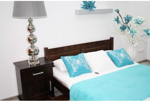 Postel LENA 180 x 200 cm + sendvičová matrace + rošt