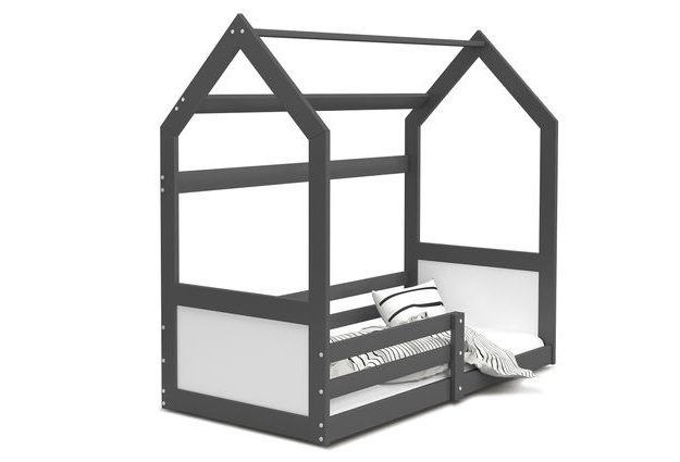 Dětská postel ve tvaru domečku Miki 80x160 cm + rošt