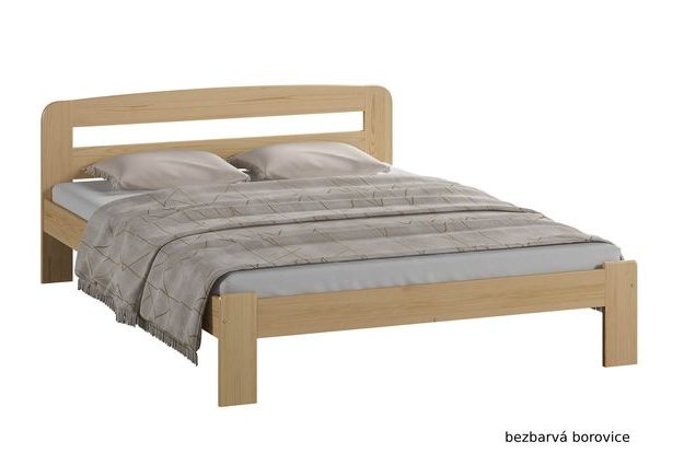 Masivní borovicová postel Sára 120 x 200 cm