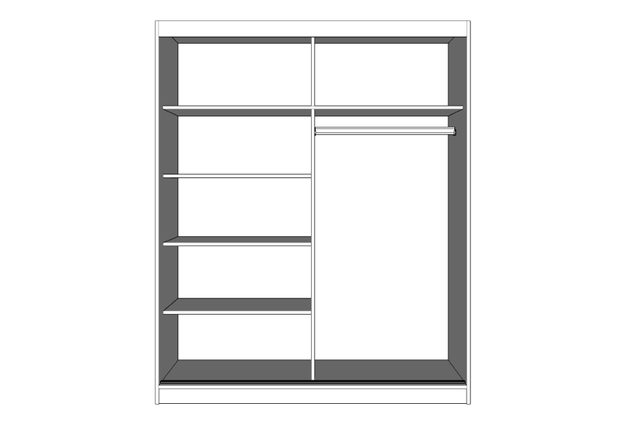 Šatní skříň Bono 05 160 cm