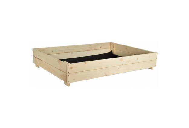 Vyvýšený zahradní záhon 120x80x20 cm – ideální pro pěstování zeleniny, bylinek i květin na omezeném prostoru