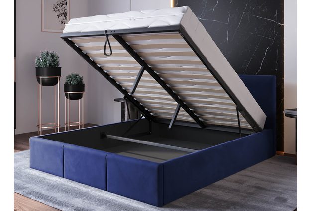 Čalouněná postel Modena 160 x 200 s výklopným roštem