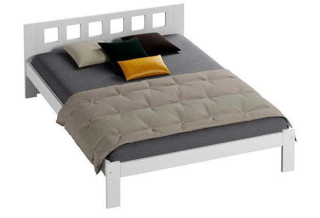 Bílá postel Innes 140 x 200 cm