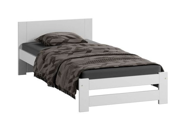 Bílá postel Millo 90 x 200 cm