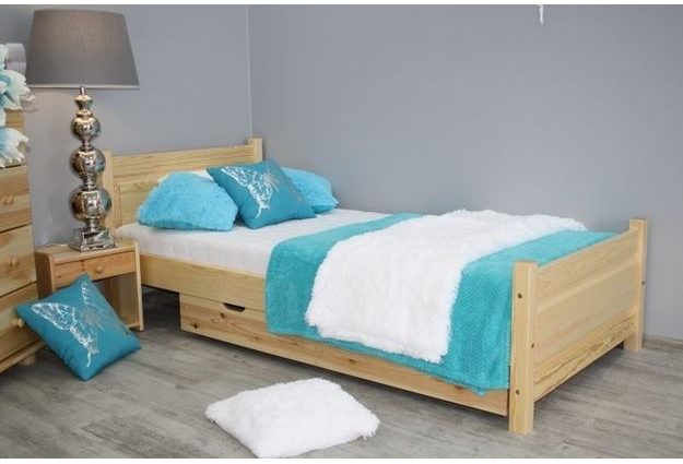 Postel LENA 80 x 200 cm + sendvičová matrace + rošt