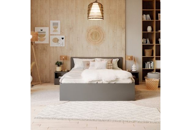 Postel Panama 120 x 200 cm s výklopným roštem a úložným prostorem