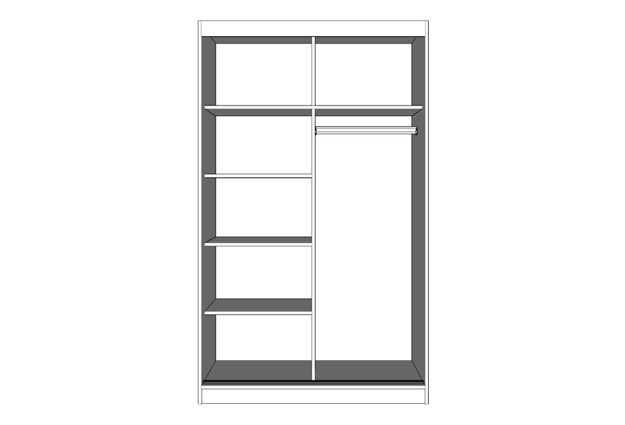 Šatní skříň Neomi 05 120 cm