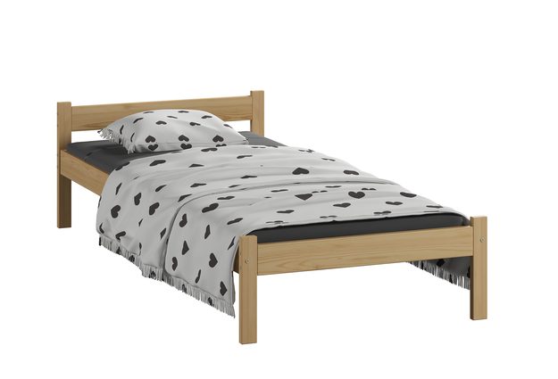 Borovicová postel Kaja 90x200 cm