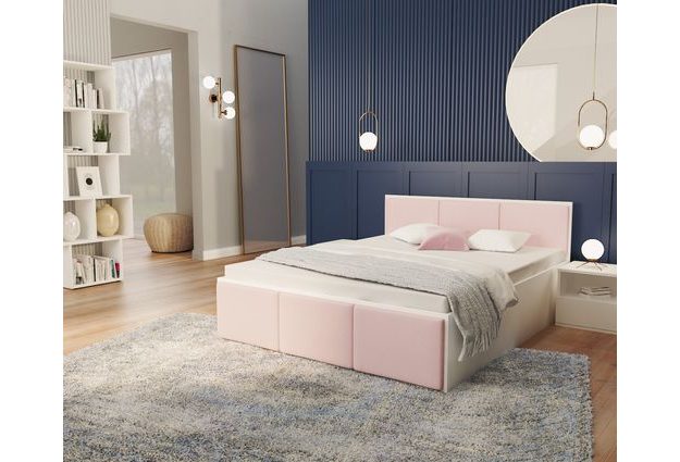 Postel Panama Soft 140 x 200 cm s výklopným roštem a úložným prostorem