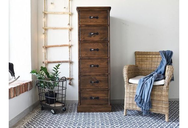 Masivní komoda Rustyk 6/1