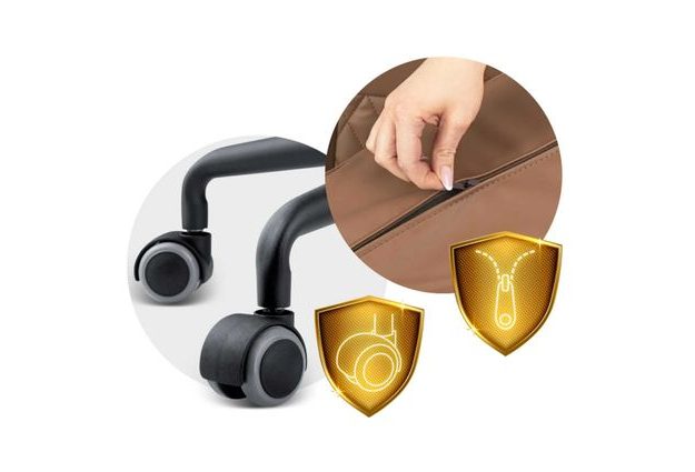 Kancelářská židle Verona – tichá kolečka a snímatelný potah s praktickým zipem