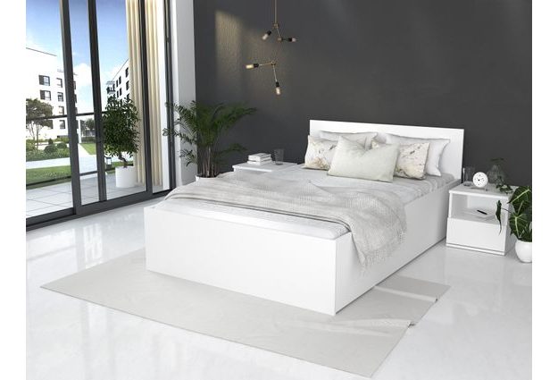 Postel Panama 180 x 200 cm s výklopným roštem a úložným prostorem