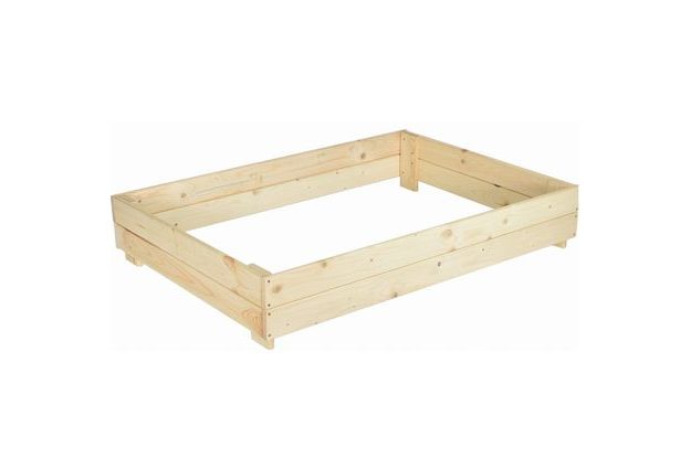 Elegantní vyvýšený záhon 150×120×20 cm – ideální řešení pro moderní zahradu