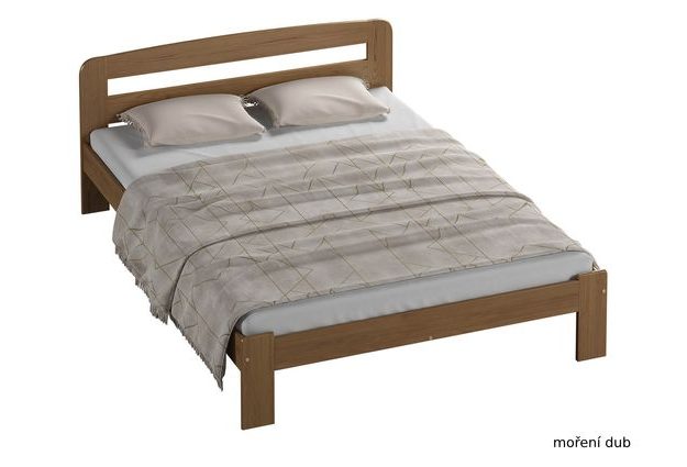 Masivní borovicová postel Sára 120 x 200 cm