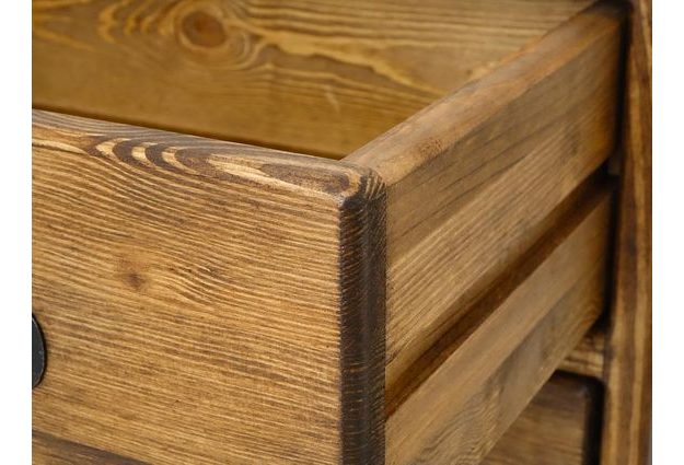 Masivní borovicový botník Rustyk 2