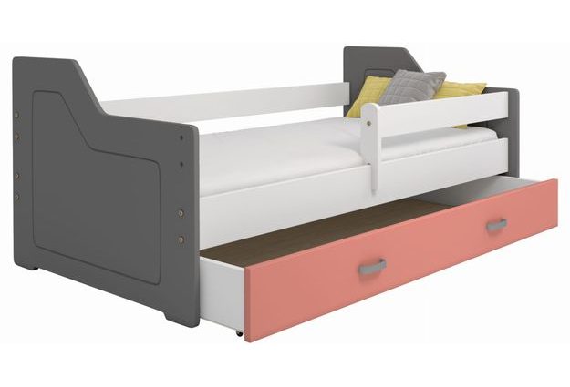 Dětská postel s šuplíkem Micky 4 80x160 cm + rošt ZDARMA