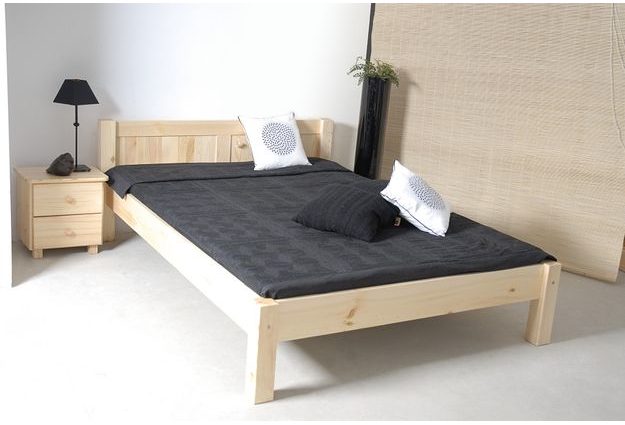 Posteľ WIKTORIA 160 x 200 cm - bezbarvý lak