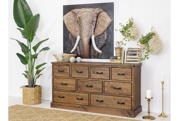 Masivní komoda Rustyk 3/9