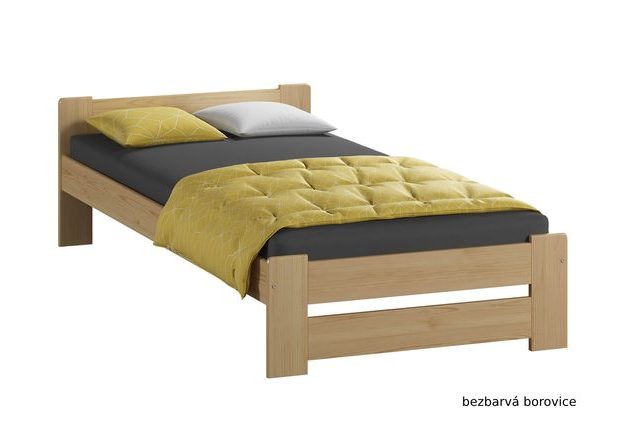 Postel NIKA 80 x 200 cm + sendvičová matrace + rošt