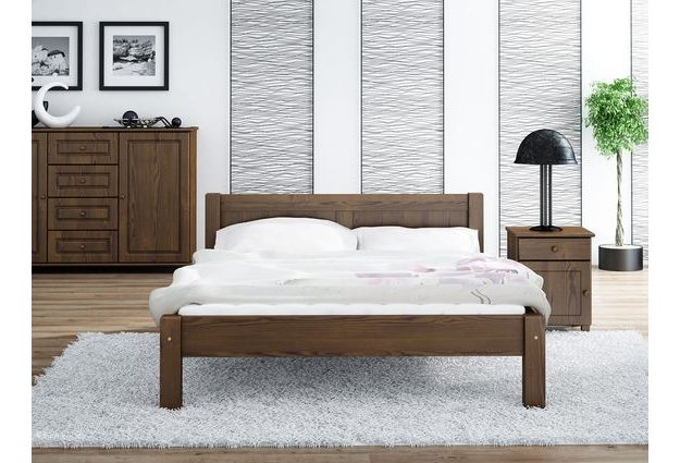 Borovicová postel Wiktoria 120 x 200 cm