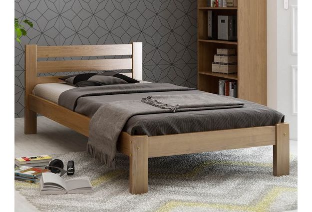Borovicová postel Daila 90 x 200 cm