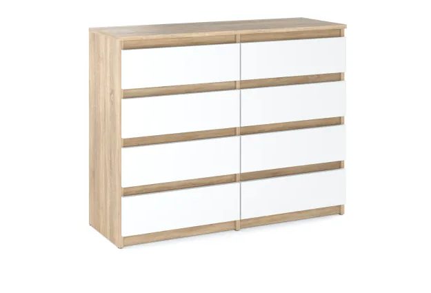 Šuplíková komoda Stivio 8 120 cm