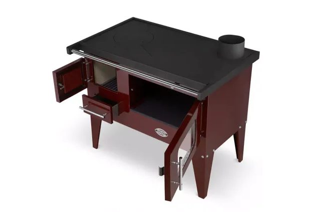 Kuchyňský sporák s troubou Zvezda Narodna E hnědý