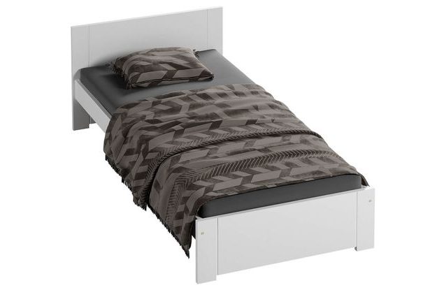 Bílá postel Livia 90 x 200 cm