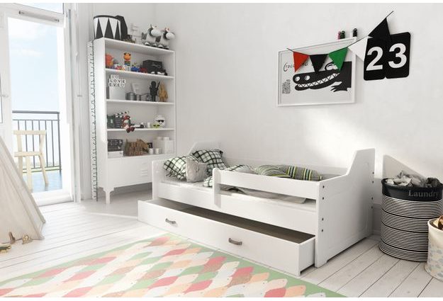 Dětská postel s šuplíkem Micky 4 80x160 cm + rošt ZDARMA