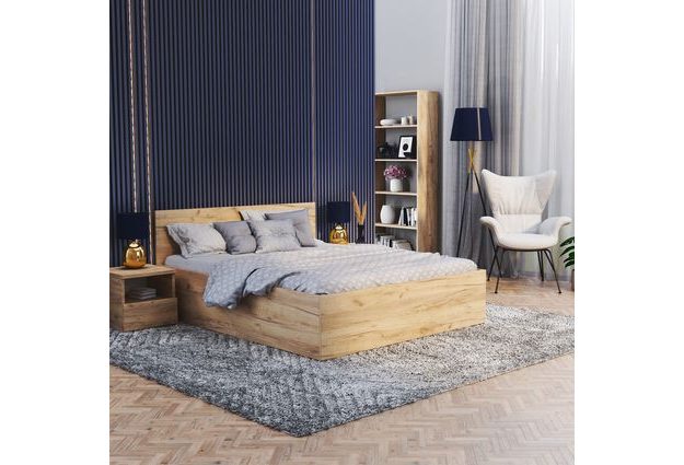 Postel Panama 180 x 200 cm s výklopným roštem a úložným prostorem