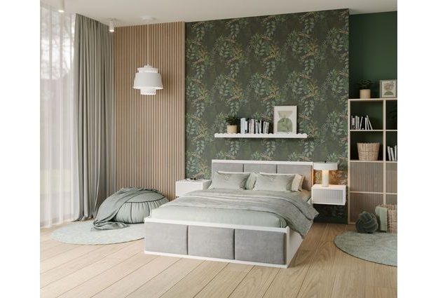 Postel Panama Soft 140 x 200 cm s výklopným roštem a úložným prostorem