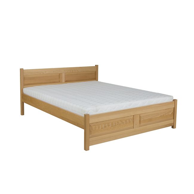 Buková postel LK109 120 x 200 cm - surové dřevo