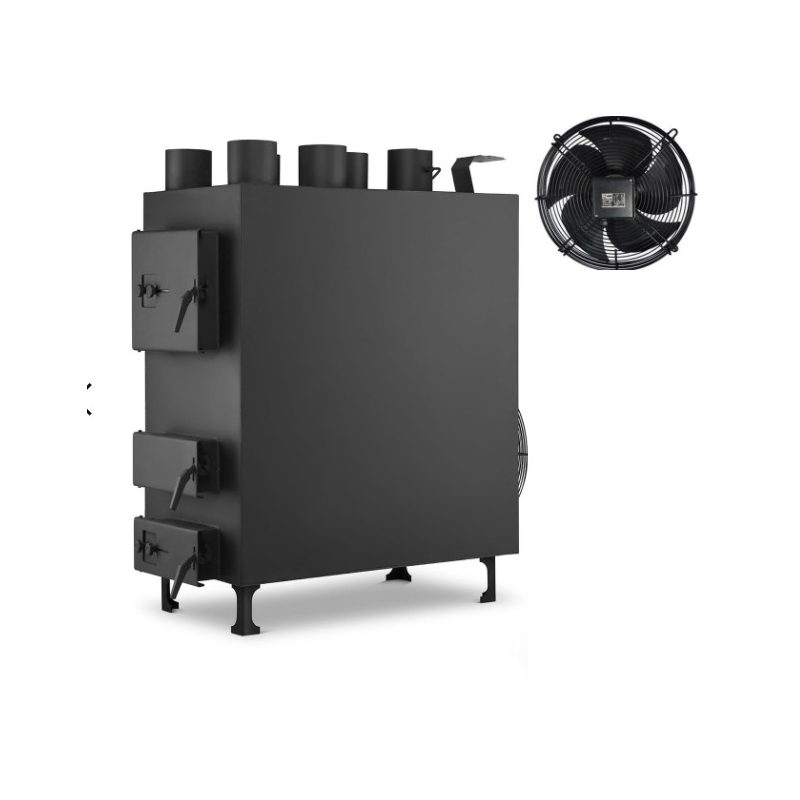 Dílenská kamna PN5 50kW s ventilátorem a ovladačem