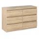 Šuplíková komoda Stivio 6 100 cm
