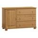 Masivní tří šuplíková komoda s dvířky Classic NR35