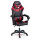 Červená herní židle Draknor – boční pohled