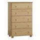 Masivní pěti šuplíková komoda Classic NR11