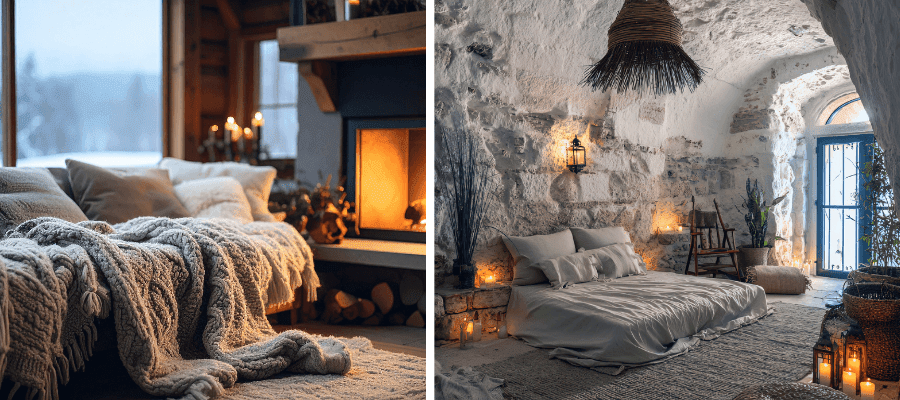 Zimní ložnice s vytápěním a suchým vzduchem