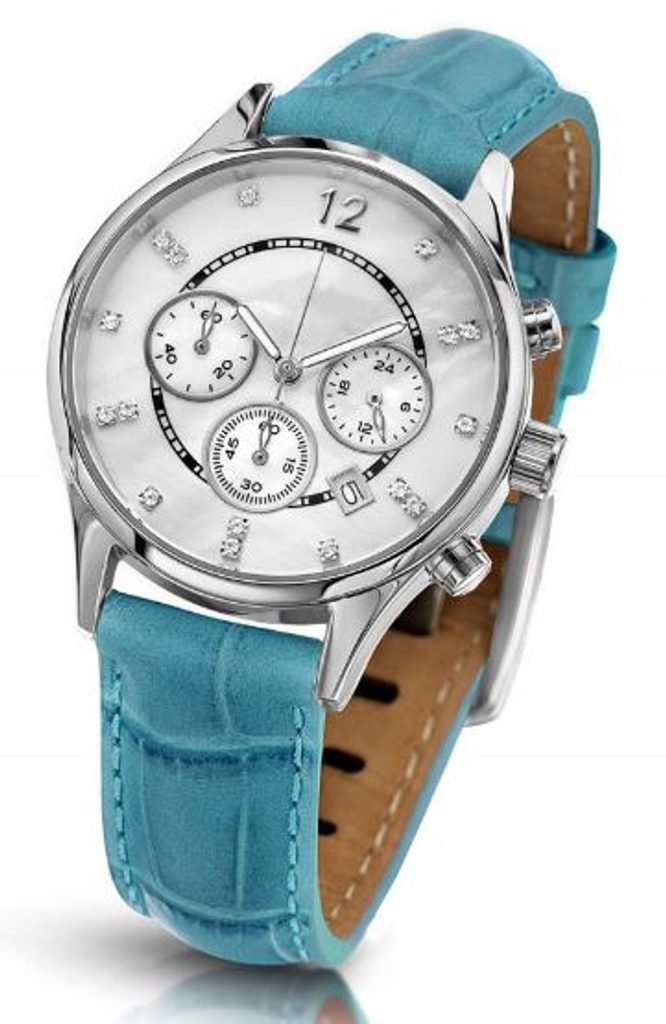 VIPhair.cz - Oslnivé hodinky Geneva Pearl Swarovski stříbrné - tyrkys -  Hodinky - MÓDNÍ DOPLŇKY