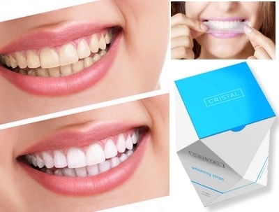 VIPhair.cz - Domácí bělení zubů - originál bělící pásky Cresto - Cristal  Ultra White - Bělení zubů - ZDRAVÍ A KRÁSA