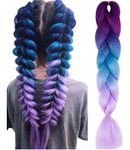 Cop kanekalon LUXURY - ombré blue sky