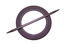 Spona na záclonu Retro - fialová