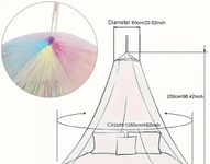 Luxusní otevřená nebesa XXL - Duhové